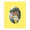 Poster Palooza 12x18 Mat Bevel Cut for 11x14 Photos - Precut Yellow Oval Shaped Photo Mat Board Opening - Acid Free Matte to Protect Your Pictures - Bevel Cut for Family Photos, Pack of 1 Matboard view 4