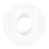 11x17 Mat Bevel Cut for 9.5x13 Photos - Precut White Linen Canvas Oval Shaped Photo Mat Board Opening - Acid Free Matte to Protect Your Pictures - Bevel Cut for Family Photos, Pack of 25 Matboards view 3