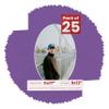 11x17 Mat Bevel Cut for 9x13 Photos - Precut Dark Purple Oval Shaped Photo Mat Board Opening - Acid Free Matte to Protect Your Pictures - Bevel Cut for Family Photos, Pack of 25 Matboards view 1