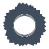 Poster Palooza 10x10 Photo Mat Board for 6x6 Photos Precut Circle Shape Opening Acid Free Bevel Cut Picture Frame Mat, Steel Blue, Mat Board for Framing Photos & Artwork, 10-Pack Matboards view 3