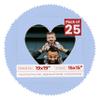 19x19 Mat Bevel Cut for 15x15 Photos - Precut Baby Blue Heart Shaped Photo Mat Board Opening - Acid Free Matte to Protect Your Pictures - Bevel Cut for Family Photos, Pack of 25 Matboards view 1