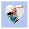 19x19 Mat Bevel Cut for 15x15 Photos - Precut Baby Blue Heart Shaped Photo Mat Board Opening - Acid Free Matte to Protect Your Pictures - Bevel Cut for Family Photos, Pack of 25 Matboards view 4