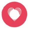 20x20 Mat Bevel Cut for 16x16 Photos - Precut Cardinal Red Heart Shaped Photo Mat Board Opening - Acid Free Matte to Protect Your Pictures - Bevel Cut for Family Photos, Pack of 25 Matboards view 3