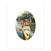 16x24 Mat Bevel Cut for 13x19 Photos - Precut Textured White Oval Shaped Photo Mat Board Opening - Acid Free Matte to Protect Your Pictures - Bevel Cut for Family Photos, Pack of 1 Matboard view 4