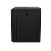 NavePoint 11.8 in Wall Mount Network Cabinet, 6U, Glass, Black view 3