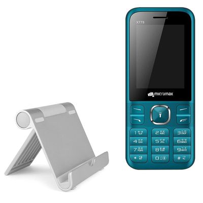 BoxWave Stand and Mount Compatible with Micromax X778 - VersaView Aluminum Stand, Portable, Multi Angle Viewing Sturdy