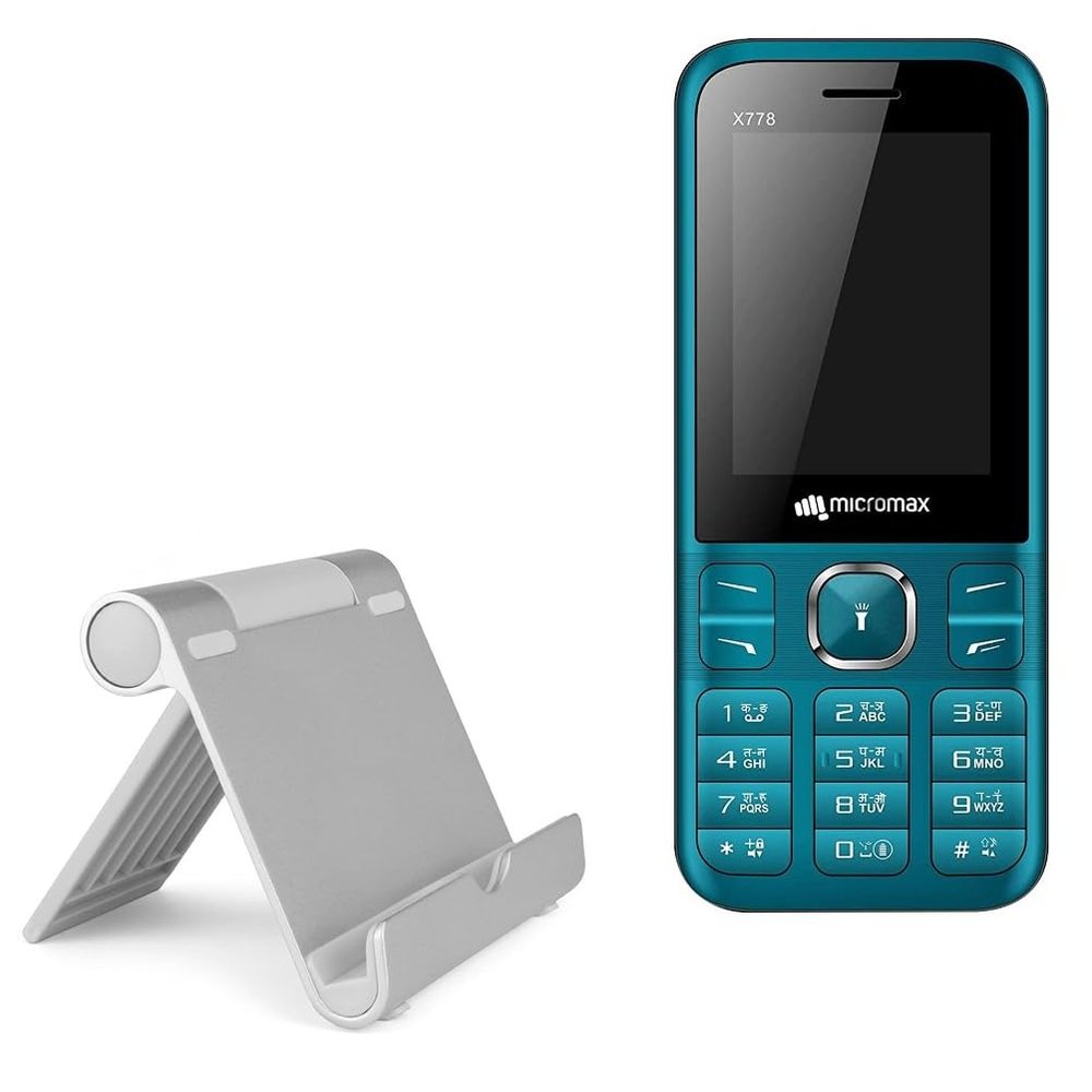 BoxWave Stand and Mount Compatible with Micromax X778 - VersaView Aluminum Stand, Portable, Multi Angle Viewing Sturdy