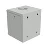 NavePoint 11.8 in Wall Mount Network Cabinet, 6U, Glass, Gray view 4