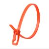 RETYZ 10-Inch Orange Reusable Releasable Cable Ties  20 Pack, 50 lb Strength, Patented Quick-Release, Tool-Free Design for Home, Office, and Light Industrial Use view 1