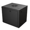 NavePoint 15.75 in Wall Mount Network Cabinet, 6U, Glass, Black view 4
