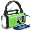 Leaton Hand Crank Emergency Radio, 10000mAh Solar Powered NOAA/AM/FM Weather Radio with Multi-Function LED Flashlight and Cell Phone Charger for Indoor/Outdoor Emergencies view 1