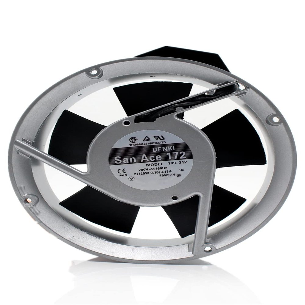 109-312 AC200V 27/25W 0.16/0.13A 17251 172mm 2-pin Cooling Fan