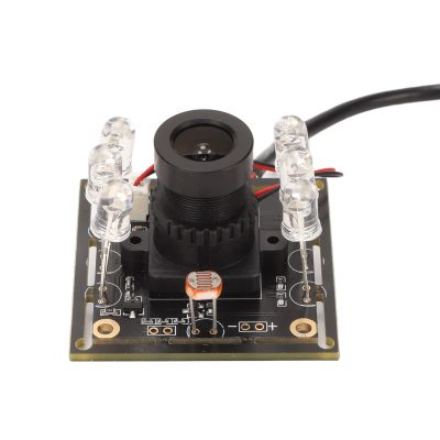 USB Camera Module, 2MP 1/2.7 CMOS IR Cut Filter Camera Board, Day & Night Vision USB2.0 Webcam Board with IR LEDs for PC, Laptop, for Android, for