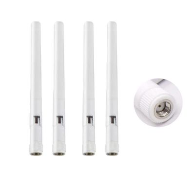 Dual Band WiFi 2.4GHz 5GHz 5.8GHz 3dBi MIMO RP-SMA Male Antenna for WiFi Router Signal Booster Repeater Wireless Network Card USB Adapter Security IP Camera Video Surveillance Monitor - 4Pack