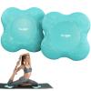 Yes4All Yoga Knee Pads Pair, Thick Yoga Kneeling Pad for Pilates Exercise, 13/16 Inches Cushion Knees Elbow Mat Supplies for Women & Men, Fitness, Travel, Neo Green view 1