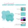 Yes4All Yoga Knee Pads Pair, Thick Yoga Kneeling Pad for Pilates Exercise, 13/16 Inches Cushion Knees Elbow Mat Supplies for Women & Men, Fitness, Travel, Neo Green view 3