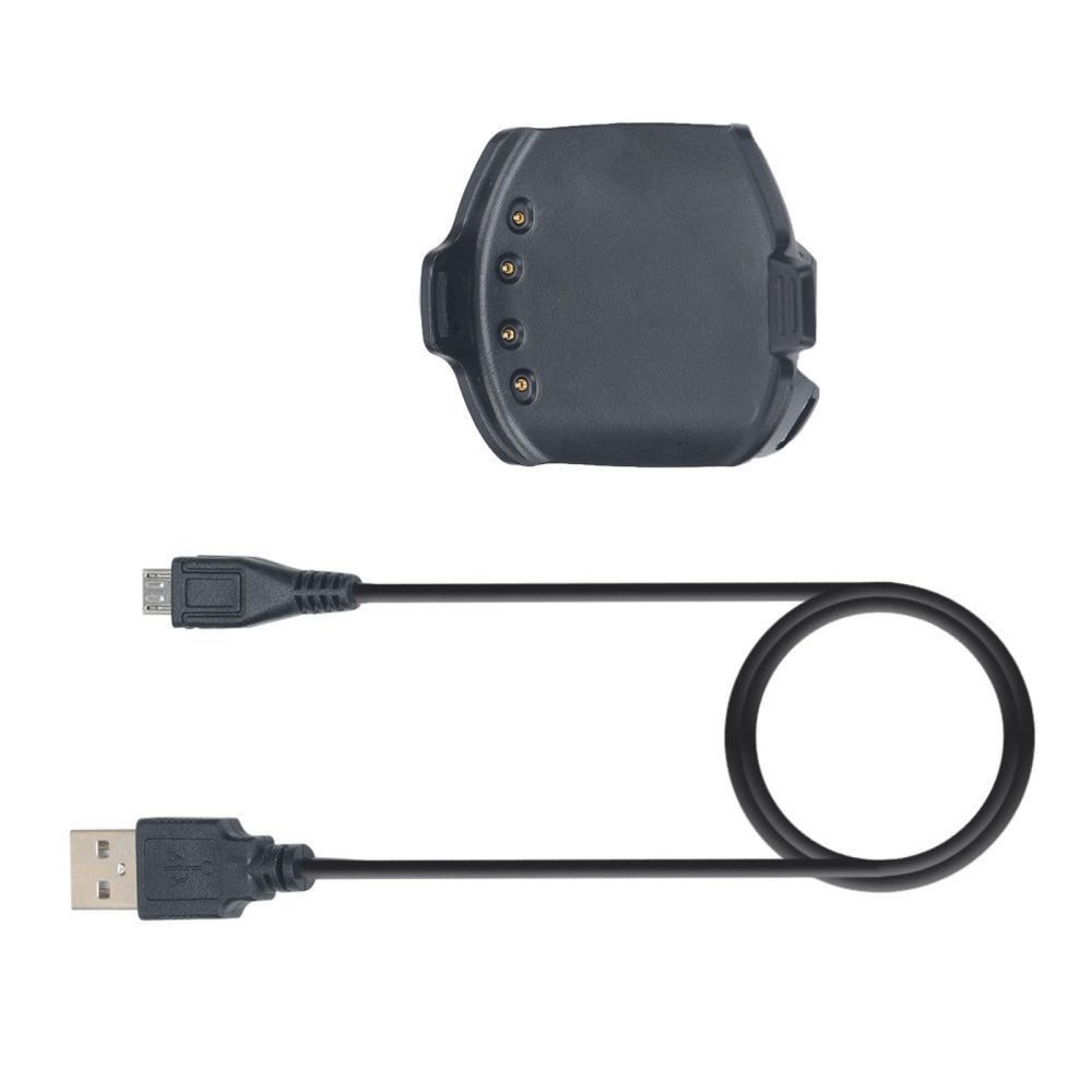 MOOKEENONE 1 x USB Cable Charger, 1M Plastic Charging Charger Cable Sync Data Clip for Garmin Approach S2 S4 GPS Watch