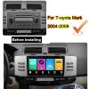 Car Stereo Autoradio with 9 inch Touch Screen Android 10 Car DVD Multimedia Player FM RDS Radio for Toyota Mark 2004-2009 Support USB SWC GPS Carautoplay DAB+ OBDII view 2