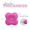 Yes4All Yoga Knee Pads Pair, Thick Yoga Kneeling Pad for Pilates Exercise, 13/16 Inches Cushion Knees Elbow Mat Supplies for Women & Men, Fitness, Travel, Rose Red view 2