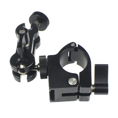 FEICHAO 22mm/25mm Dual Handle Pipe Clamp Universal Anti-Loose Connection Arm Compatible with Zhiyun Crane2 Plus Crane V2 Gimbal Stabilizer (25mm Pipe Clamp+Little Monster Hand)