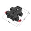 1 Set Anti-Slip Camera Cage Baseplate with Dual 15mm Rod Rail Clamp Accessories for Camera Cage view 2