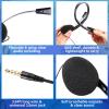 Yunsailing 30 Pack Classroom Headphones with Microphone Headphones Bulk Class Set Lightweight Adjustable Earphones on Ear with 3.5 mm Jack(Metal Stem) view 3