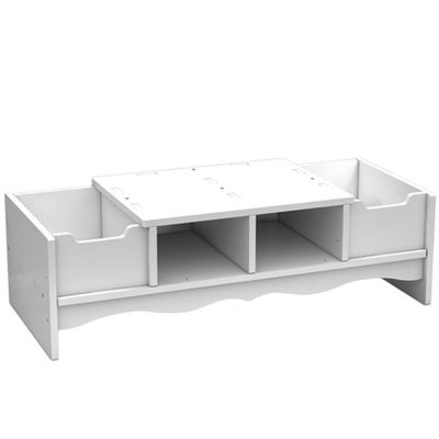 Beavorty Laptop Heightening Base Computer Monitor Riser for Desk Organization Stand for Home Office Space-Saving Design Easy Storage