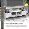 Beavorty Laptop Heightening Base Computer Monitor Riser for Desk Organization Stand for Home Office Space-Saving Design Easy Storage view 3