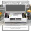 Beavorty Laptop Heightening Base Computer Monitor Riser for Desk Organization Stand for Home Office Space-Saving Design Easy Storage view 4