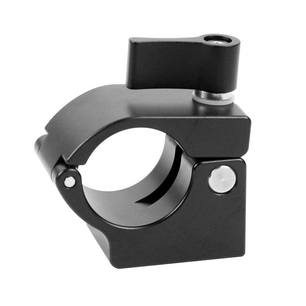 FEICHAO 22mm/25mm Dual Handle Pipe Clamp Universal Anti-Loose Connection Arm Compatible with Zhiyun Crane2 Plus Crane V2 Gimbal Stabilizer (25mm Pipe Clamp)