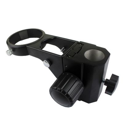 BAHCCE Lab Microscope Slides 76mm Diameter Zoom Stere Microscopes Adjustable Focusing Bracket Focusing Holder Microscope Parts (Color : Black)