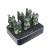 Retevis RT22 Camo Walkie Talkies with Earpiece, Two Way Radios Rechargeable with 6 Slot Charging Station, Slim and Lightweight, Handsfree Portable 2 Way Radios(6 Pack), for School Church Hunting view 3