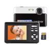 Andoer 4K Compact Digital Camera Video Camcorder 48MP 2.4 Inch IPS Screen 16X Digital Zoom Anti-Shake Smile Capture Built-in Flash Battery with 32GB Memory Card for Kids Teens Friends view 1