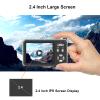 Andoer 4K Compact Digital Camera Video Camcorder 48MP 2.4 Inch IPS Screen 16X Digital Zoom Anti-Shake Smile Capture Built-in Flash Battery with 32GB Memory Card for Kids Teens Friends view 2