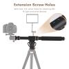 Andoer Universal Tripod Extension Arm Aluminum Alloy Central Column Horizontal Removable Tripod Stand Retractable Arrow Arm for Tripod with 360 Degree Rotating Base view 3