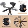 Andoer Universal Tripod Extension Arm Aluminum Alloy Central Column Horizontal Removable Tripod Stand Retractable Arrow Arm for Tripod with 360 Degree Rotating Base view 4