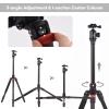 Andoer Andoer 153cm/60in Portable Camera Tripod Stand Aluminum Alloy with Detachable Monopod 360Rotatable Ball Head 10kg/22lbs Load Capacity with Carry Bag for DSLR Camera Camcorder Smartphone view 4