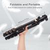 Andoer Portable Camera Tripod Stand Aluminium Alloy 360 Degrees Rotatable Ball Head 5kg/11lbs Load Capacity 150cm/59in Max. Height with Detachable 2-Section Center Shaft Carrying Bag for DSLR Cameras view 2