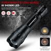 DARKBEAM ir Flashlight Infrared 940nm Light LED Rechargeable Mini for Night Vision, Tactical ir Illuminator with Long Range & High Power, Focus Adjustable for Hunting, Observation, Search, with Clip view 2