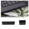 ECSiNG 48Pcs USB Port Plug Covers Set Silicone USB Anti Dust Cap Protector Charging Port Cover Kit Electronic Accessories for Phones Laptops Computer Black view 4