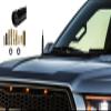 VIGOLU 50 Cal Bullet Antenna Replacement Ford F150 F250 F350 Dodge Ram 1500 2500 Jeep Wrangler Toyota Tundra(Silver) view 4