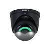 Lorex 4K 8MP IP Wired Metal Dome Outdoor/Indoor Security Camera - Smart Security Lighting, Smart Motion Detection, Deterrence Siren, Color Night Vision Booster, 2-Way Talk, IP67 Weatherproof (Black) view 1