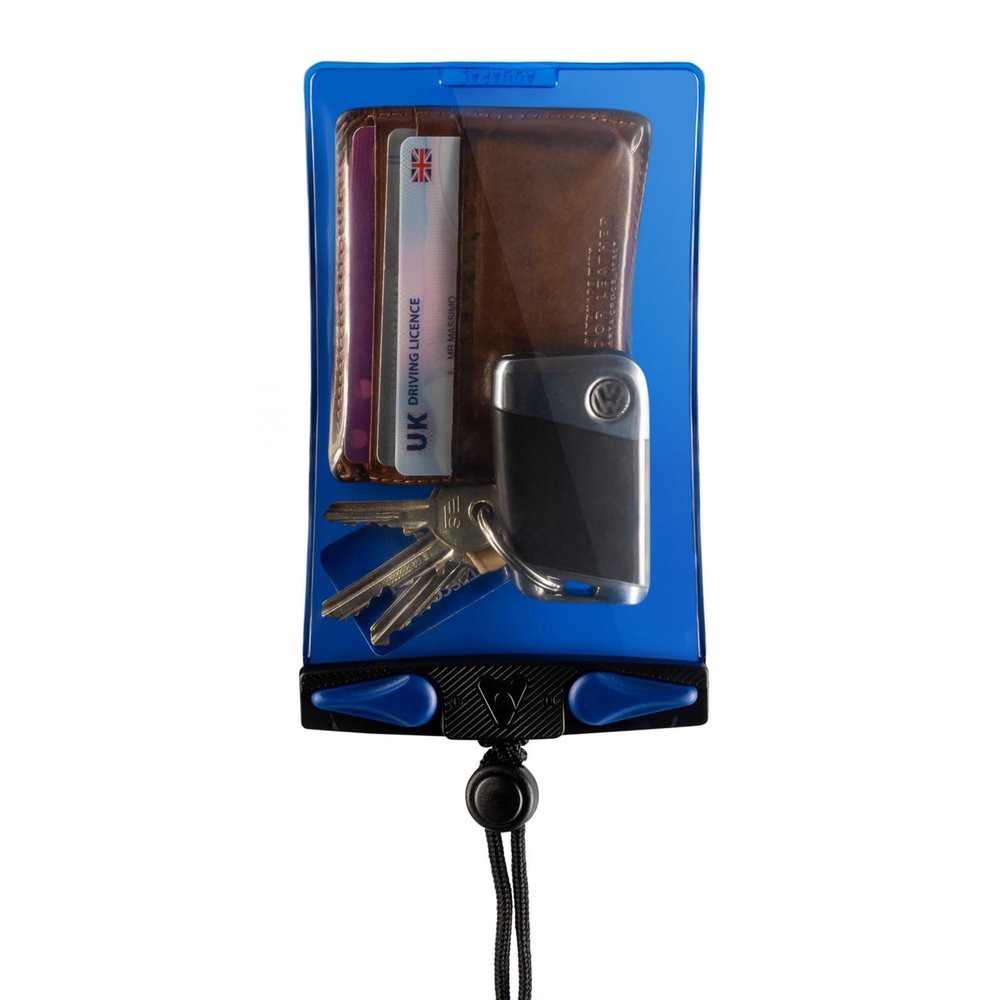 Aquapac Keymaster+ Waterproof Travel Case, Made in the UK, Carry Cord, Travel Essential, 5 Year Warranty, Watersports, Hiking, Mountain Biking, Running Accessory