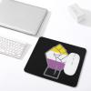 Raised Fist Non-Binary Pride Mouse Pad Non-Slip Mouse Mat Rubber Base Mousepad for Office Laptop Home 9.8"x11.8" view 4