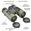 Bushnell Prime 10x42 Binocular and Vault Bino Caddy Combination Pack, Waterproof Hunting Binocular with Rugged Binocular Pouch for Hunting, Bird Watching and Hiking view 2