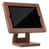 Discount Credit Card Supply Custom Wood iPad Frame Stand - Walnut Finish view 1