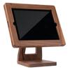 Discount Credit Card Supply Custom Wood iPad Frame Stand - Walnut Finish view 2