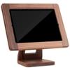 Discount Credit Card Supply Custom Wood iPad Frame Stand - Walnut Finish view 3