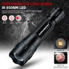 DARKBEAM ir Flashlight Infrared 850nm Light LED Rechargeable Mini for Night Vision, Tactical ir Illuminator with Long Range & High Power, Focus Adjustable for Hunting, Observation, Search view 2