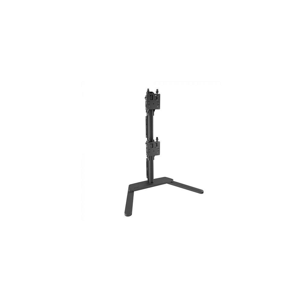Atdec AWMS-2-BT75-FS-B Super Heavy Duty Dual Mount  for Deeply Curved ultrawide Monitors to 49  Adjustable tilt, Height, Levelling  no Permanent Desk fixtures